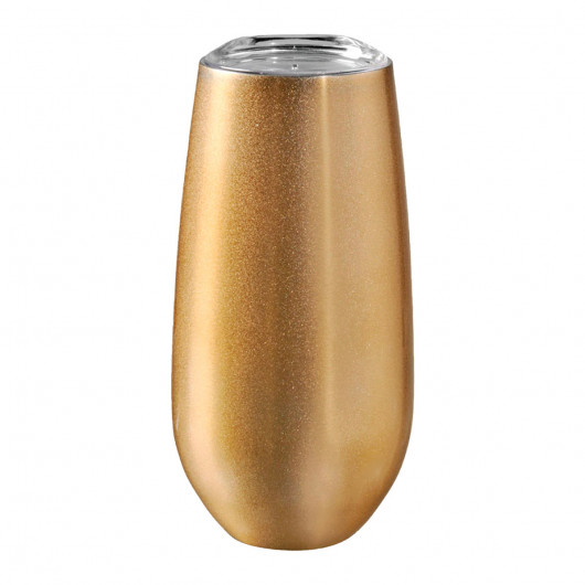 Promotional Rosaline 170ml Vacuum Champagne Flutes Gold